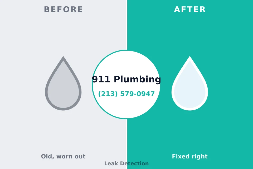 Before and after: plumbing repair South Windham, CT